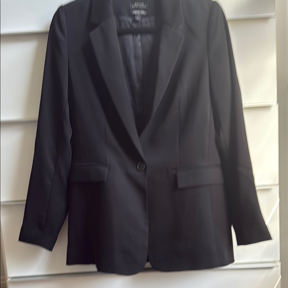 RW&CO Black Blazer with Notched Lapels